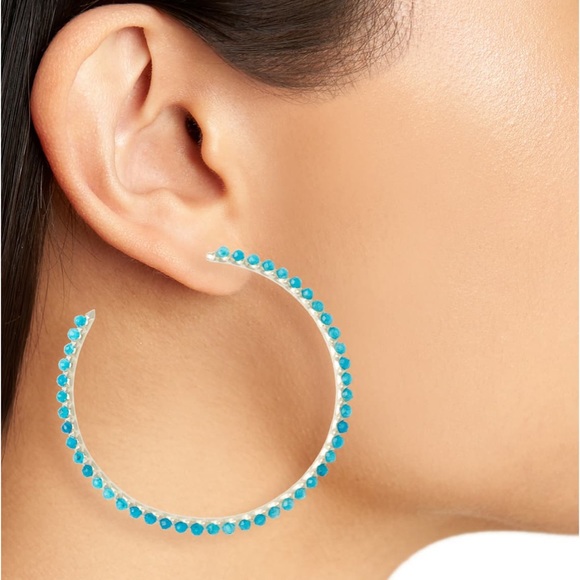 Teal Hoops
